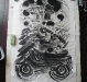 MOTOCHE (2010) ink on paper 27”x54”